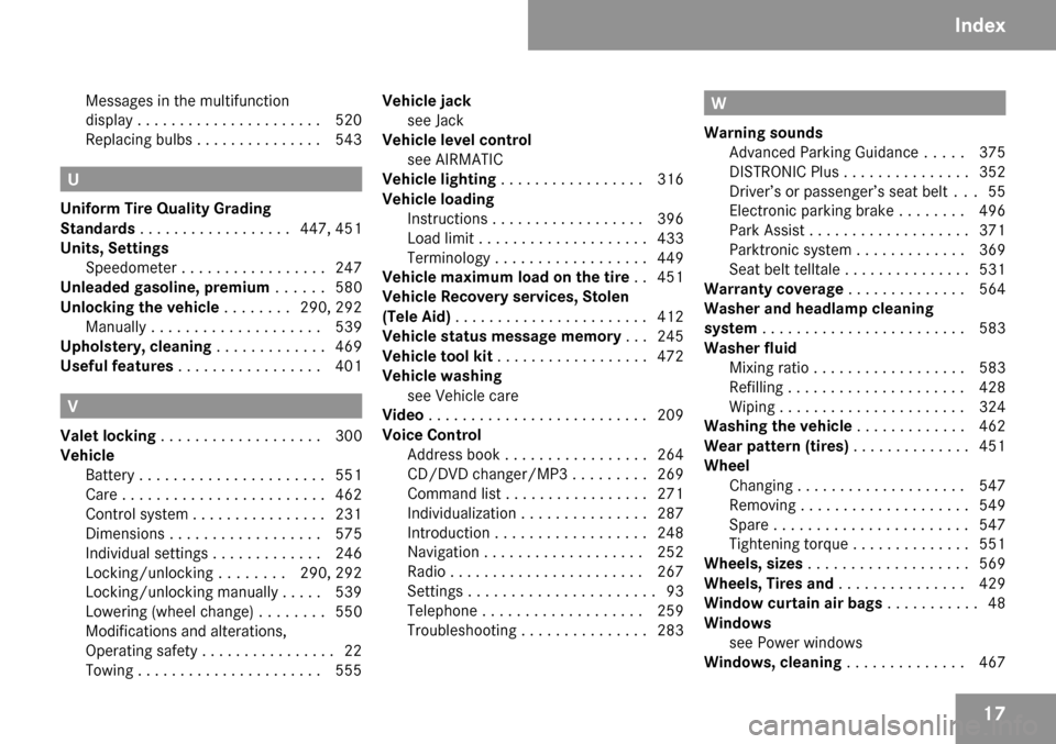 MERCEDES-BENZ CL600 2009 C216 User Guide MERCEDES-BENZ CL600 2009 C216 User Guide