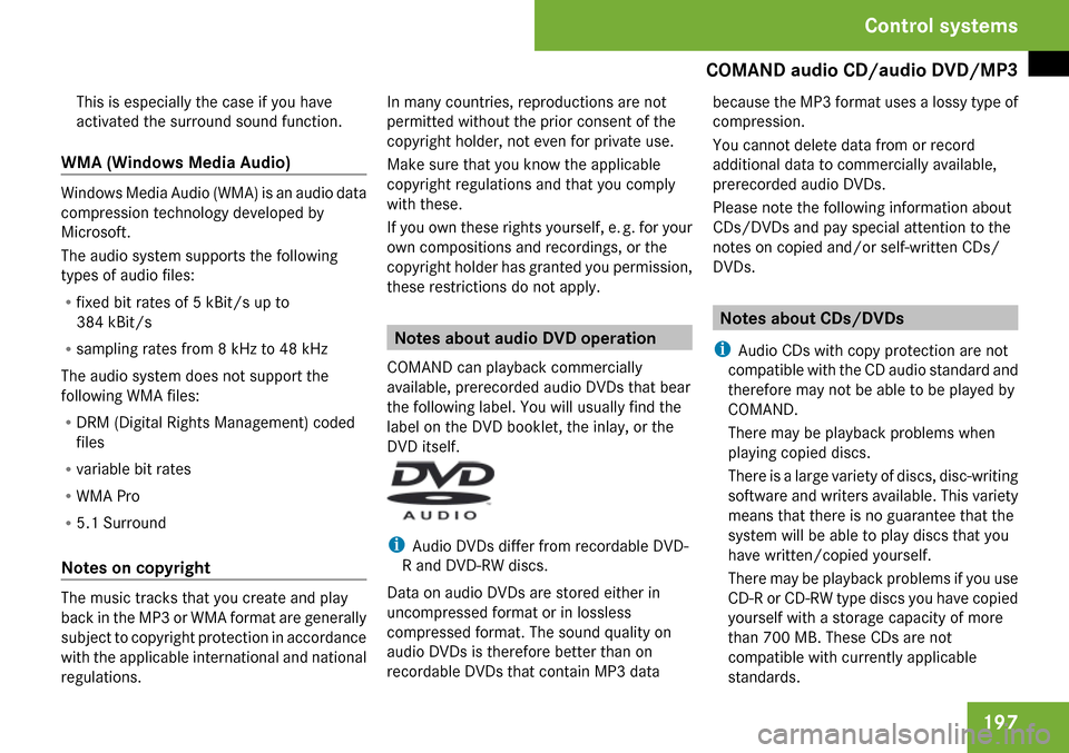 MERCEDES-BENZ CL600 2009 C216 Owners Manual 