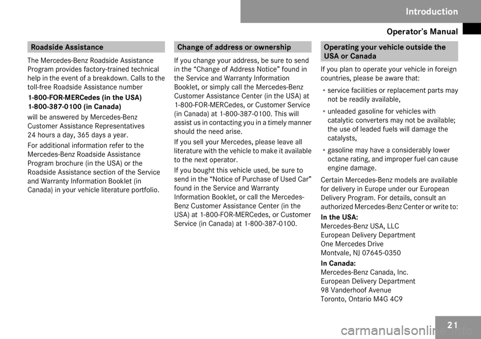 MERCEDES-BENZ CL550 2009 C216 Owners Guide MERCEDES-BENZ CL550 2009 C216 Owners Guide