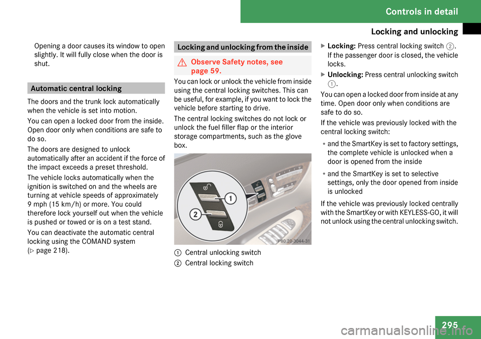 MERCEDES-BENZ CL600 2009 C216 Owners Manual MERCEDES-BENZ CL600 2009 C216 Owners Manual