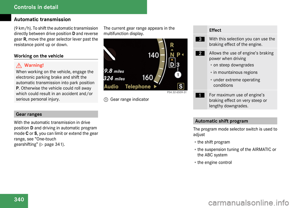 MERCEDES-BENZ CL550 2009 C216 Owners Manual 