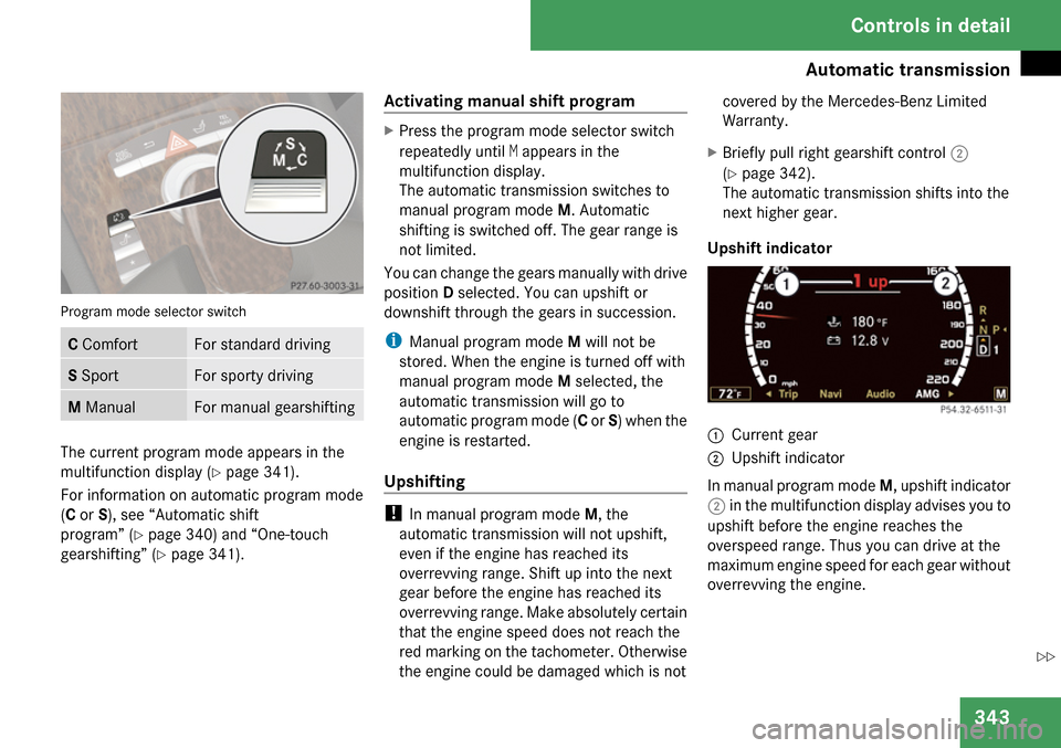 MERCEDES-BENZ CL550 2009 C216 Owners Manual 