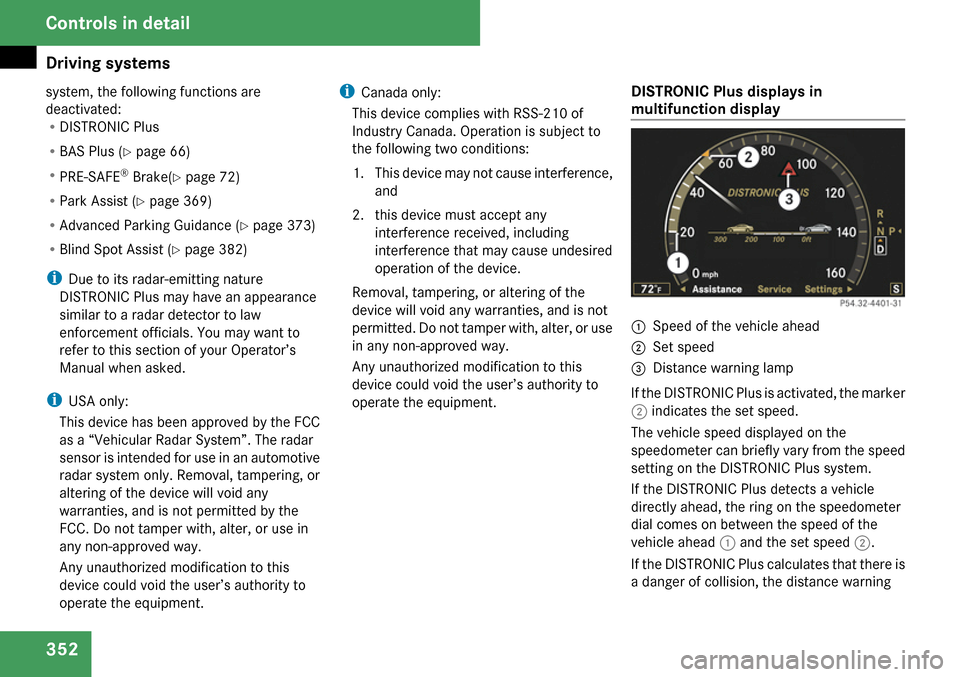 MERCEDES-BENZ CL550 2009 C216 Owners Manual 