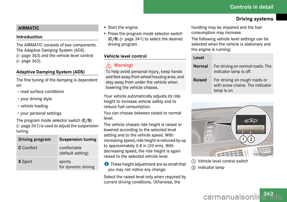 MERCEDES-BENZ CL550 2009 C216 Owners Manual 