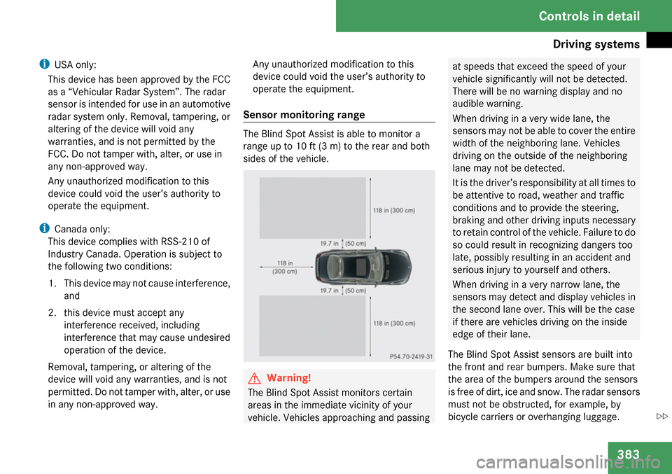 MERCEDES-BENZ CL550 2009 C216 Owners Manual 