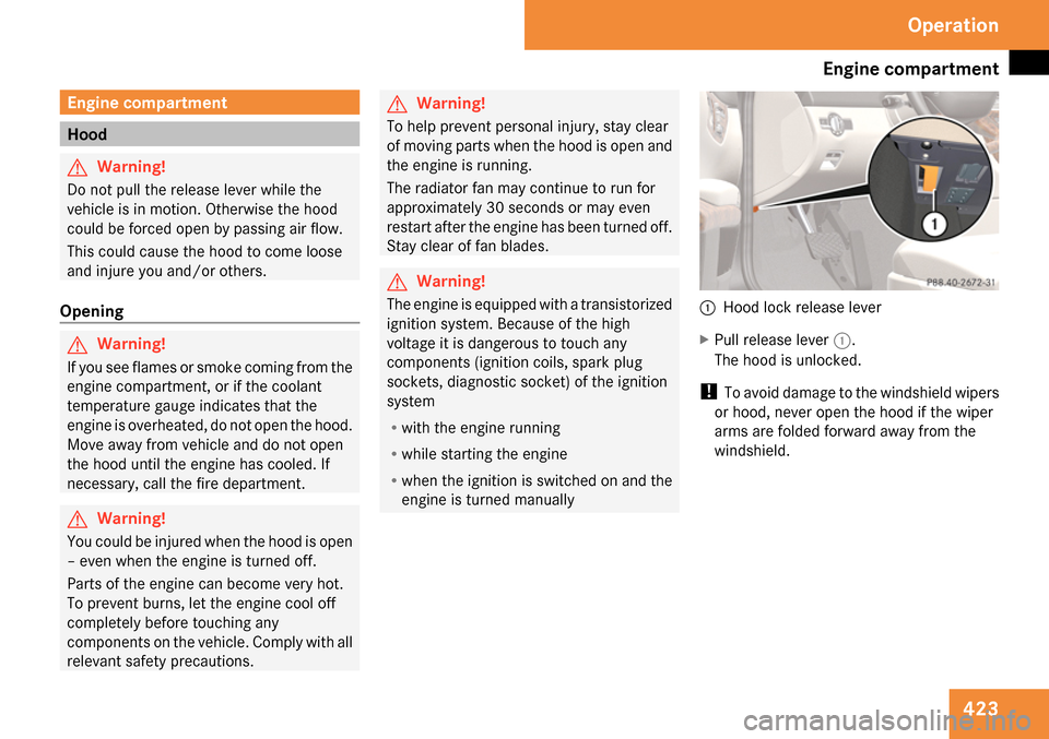 MERCEDES-BENZ CL550 2009 C216 Owners Manual 
