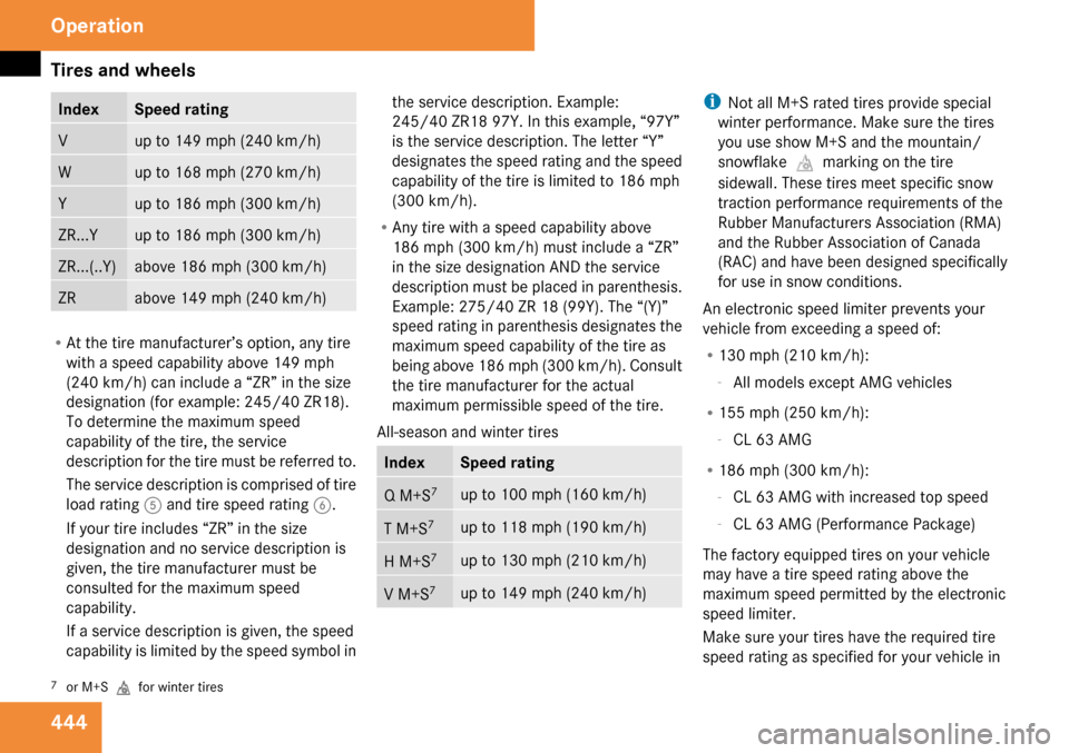 MERCEDES-BENZ CL550 2009 C216 Owners Manual 