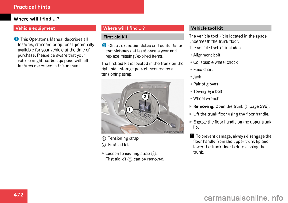 MERCEDES-BENZ CL550 2009 C216 Owners Manual 