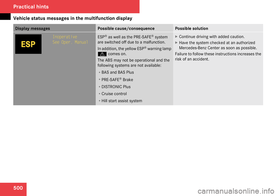 MERCEDES-BENZ CL550 2009 C216 Owners Manual 