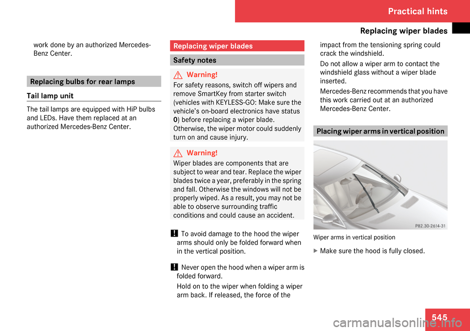 MERCEDES-BENZ CL550 2009 C216 Owners Manual 