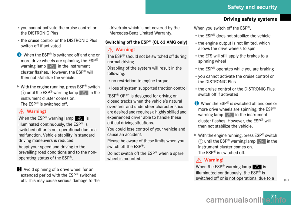 MERCEDES-BENZ CL600 2009 C216 Manual PDF 
