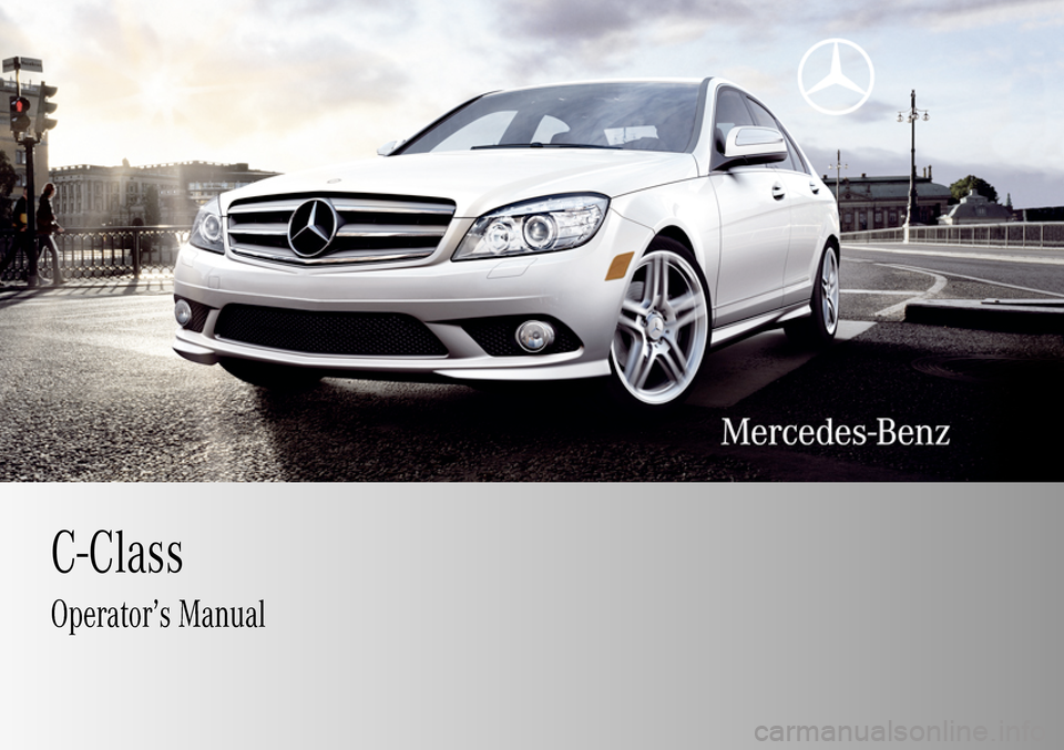 MERCEDES-BENZ C300 4MATIC 2009 W204 Owners Manual 