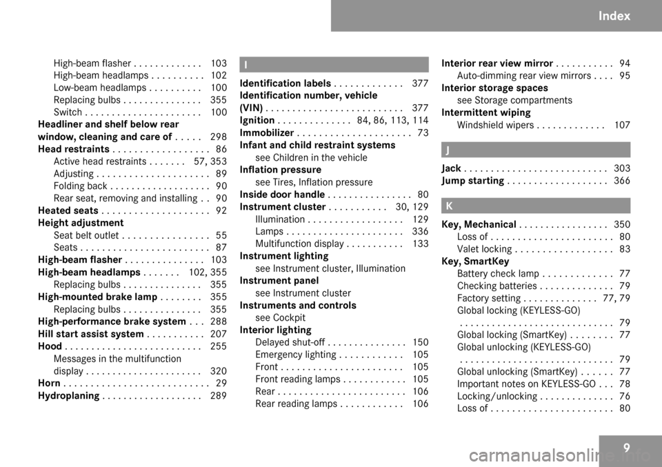 MERCEDES-BENZ C350S 2009 W204 User Guide 