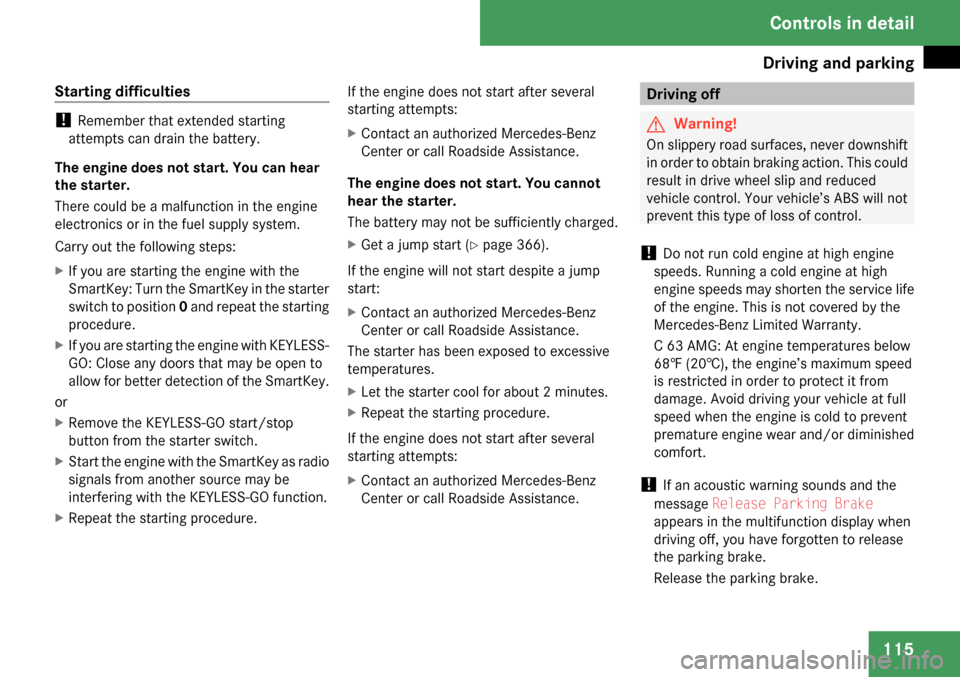 MERCEDES-BENZ C300 4MATIC 2009 W204 Owners Manual 