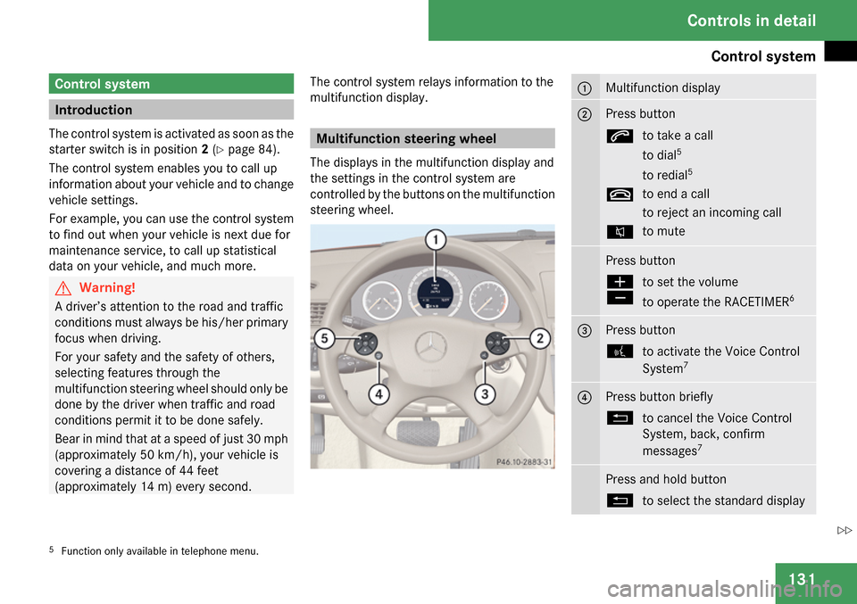 MERCEDES-BENZ C300 4MATIC 2009 W204 Owners Manual 