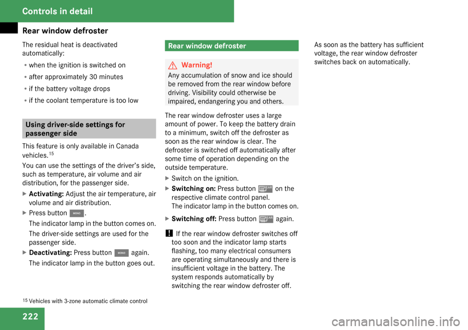MERCEDES-BENZ C300 4MATIC 2009 W204 Owners Manual 