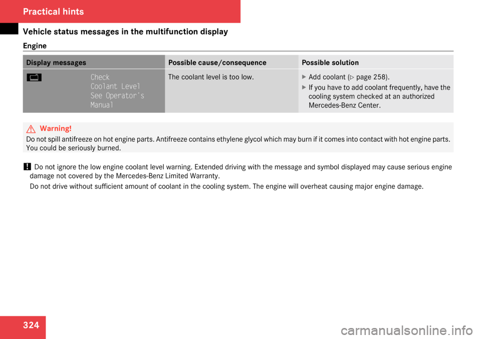MERCEDES-BENZ C300 4MATIC 2009 W204 Owners Manual 