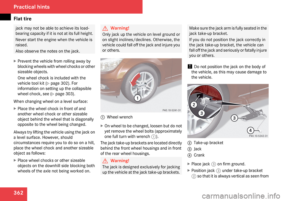 MERCEDES-BENZ C300 4MATIC 2009 W204 Owners Manual 