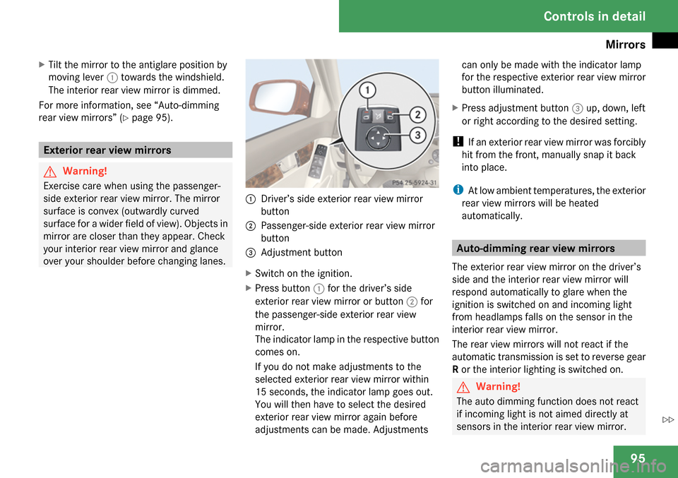 MERCEDES-BENZ C300 4MATIC 2009 W204 Owners Manual 