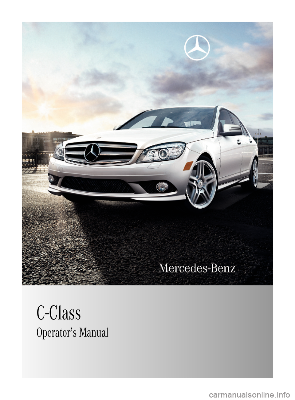 MERCEDES-BENZ C350S 2010 W204 Owners Manual 
