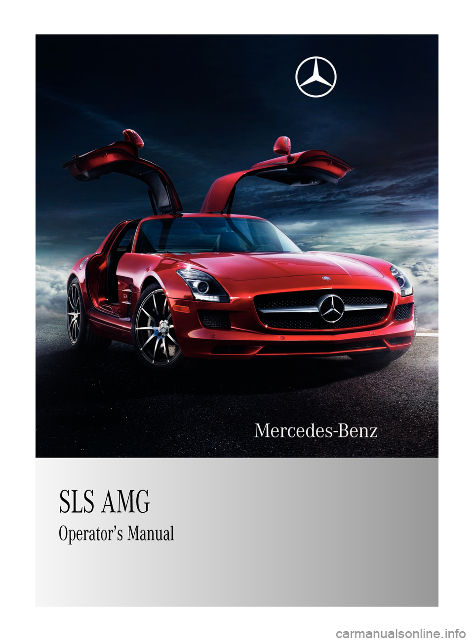 MERCEDES-BENZ SLS 2011 C197 Owners Manual SLS AMGOperator’s ManualBA 197 USA, CA Edition A 2011; 1; 27, en-UShereepeVersion: 3.0.3.52010-03-24T15:31:10+01:00 - Seite 1   