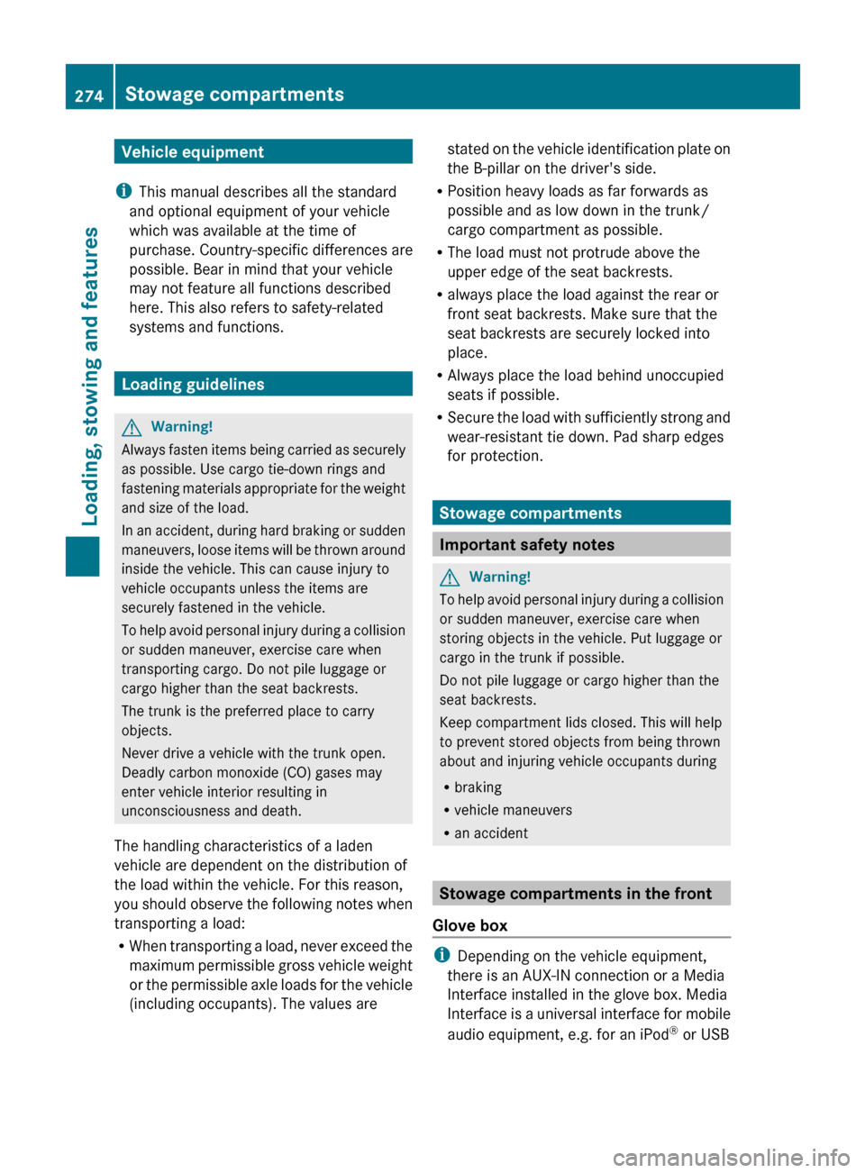 MERCEDES-BENZ E63AMG 2011 W212 Owners Manual Vehicle equipment
i This manual describes all the standard
and optional equipment of your vehicle
which was available at the time of
purchase. Country-specific differences are
possible. Bear in mind t MERCEDES-BENZ E63AMG 2011 W212 Owners Manual Vehicle equipment
i This manual describes all the standard
and optional equipment of your vehicle
which was available at the time of
purchase. Country-specific differences are
possible. Bear in mind t