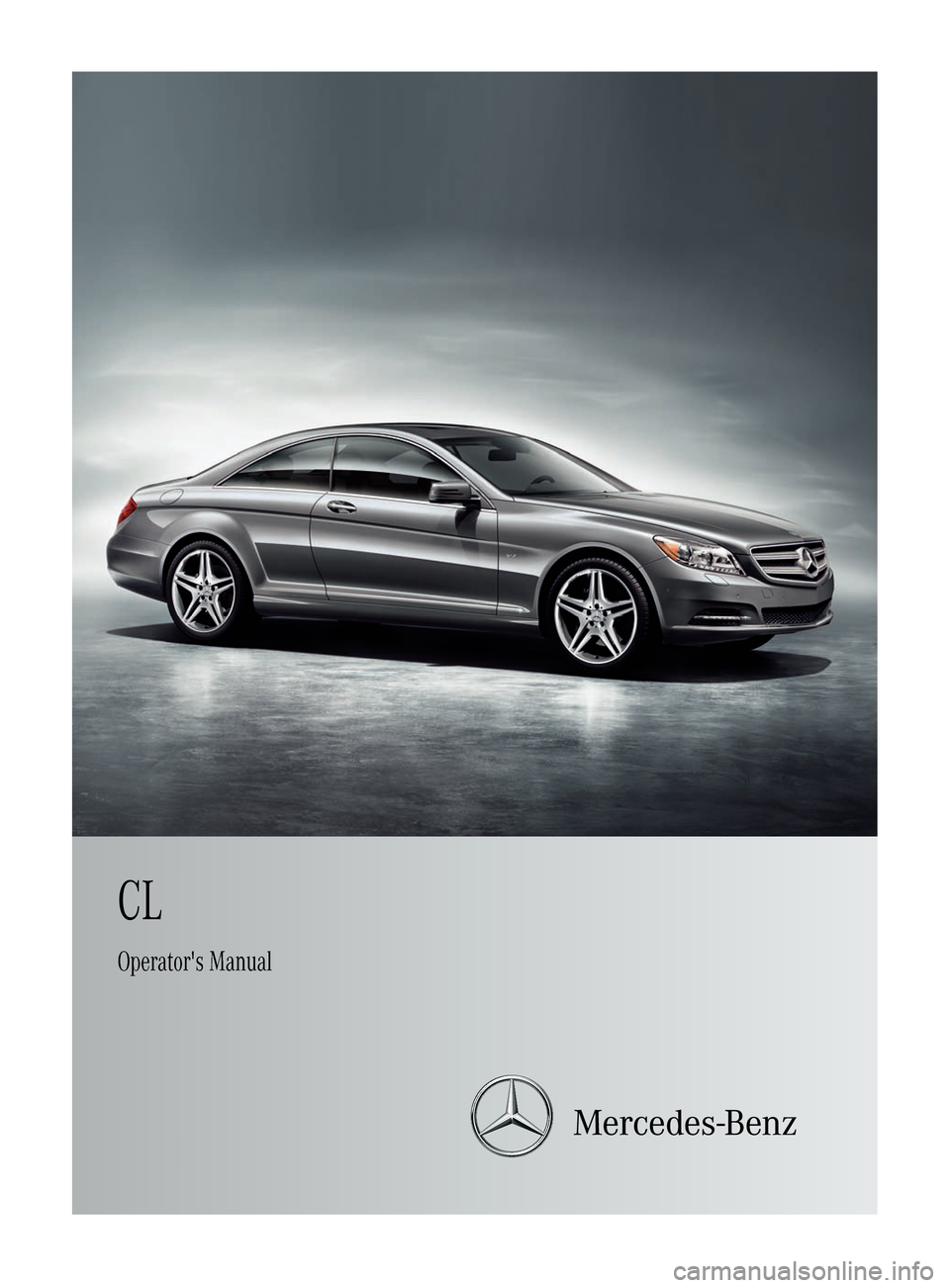 MERCEDES-BENZ CL-Class 2011 C216 Owners Manual CLOperators Manual    