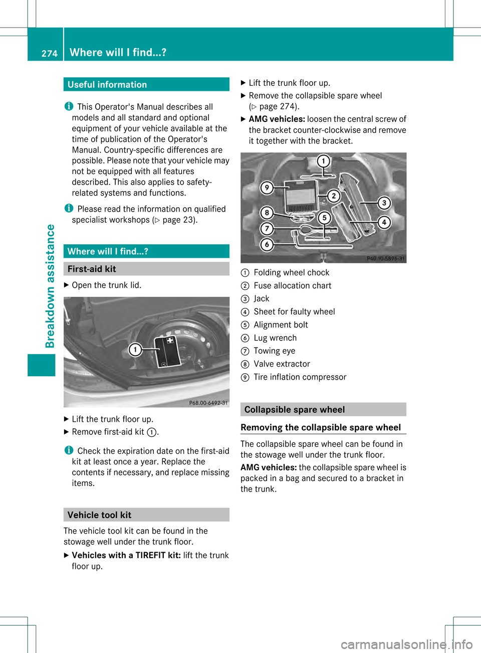 MERCEDES-BENZ SLK55AMG 2012 R172 Owners Manual Useful information
i This Operators Manual describes all
models and all standard and optional
equipment of your vehicle available at the
time of publication of the Operators
Manual. Country-specific