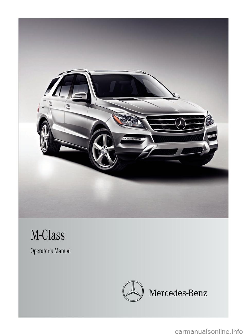 MERCEDES-BENZ M-Class 2012 W166 Owners Manual 