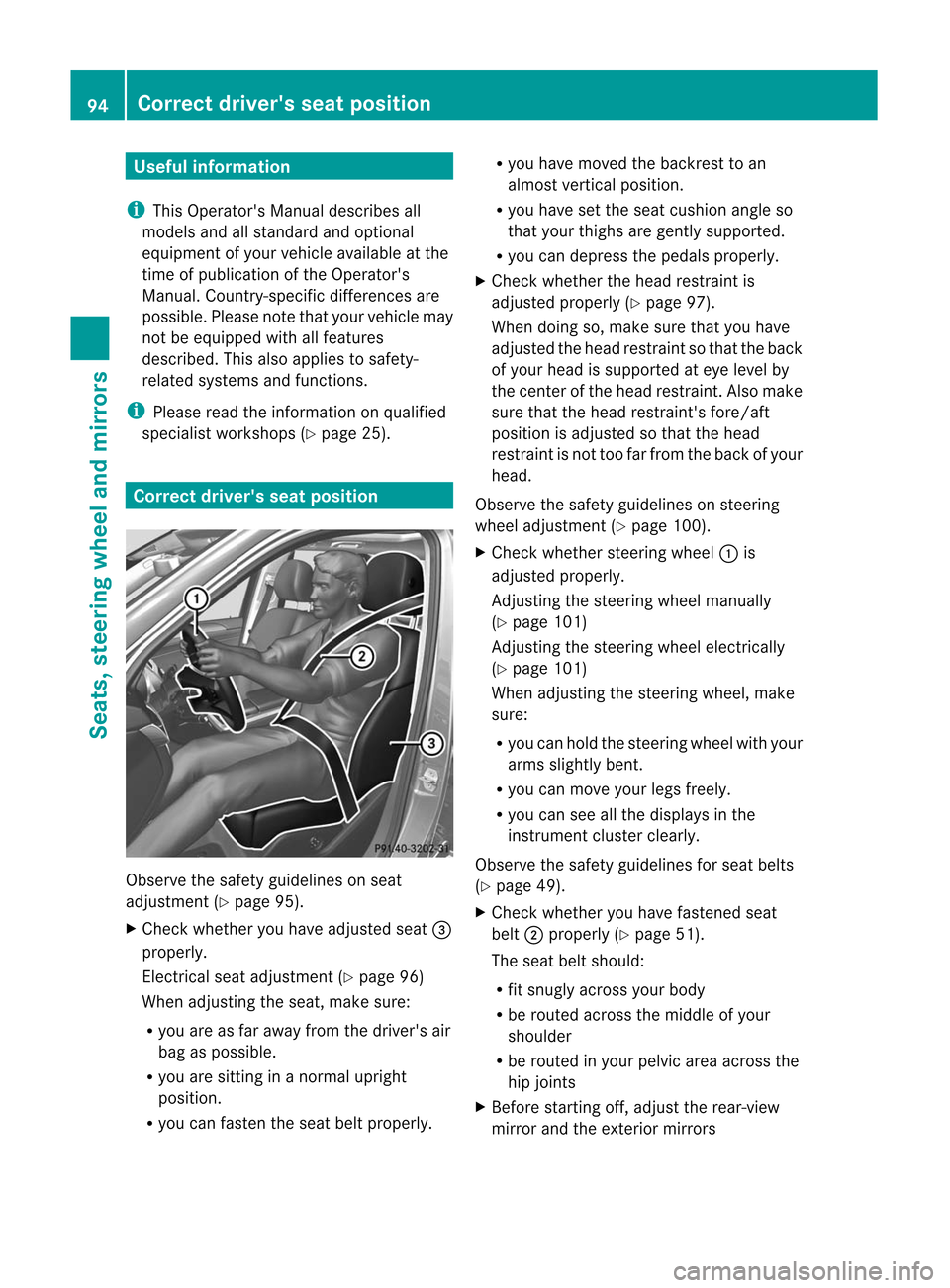 MERCEDES-BENZ M-Class 2012 W166 Owners Manual 
Useful
information
i This
Operat orsManual describesall
models andallstan dard andoption al
equipment ofyour vehicle available atthe
time ofpublication ofthe Operat ors
Manual. Country-specificdiff