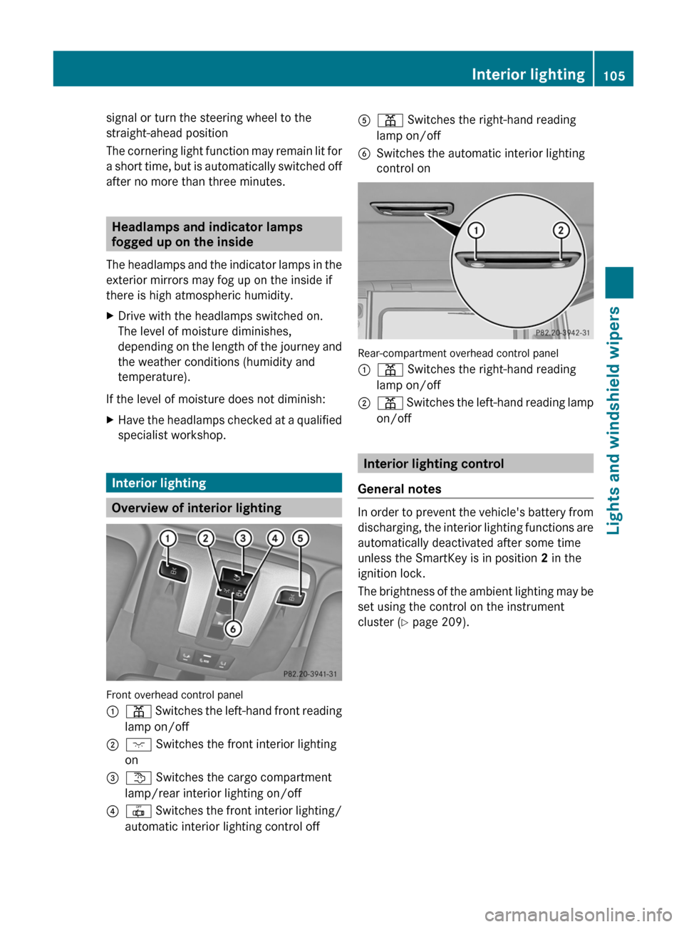 MERCEDESBENZ GClass 2013 W463 Owner's Manual (364 Pages), Page 110
