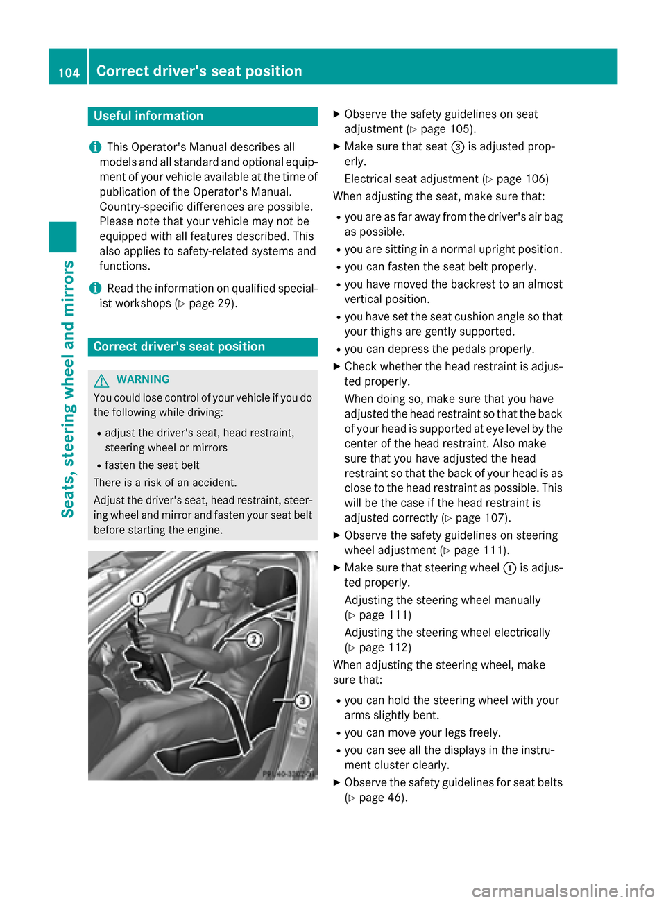 MERCEDES-BENZ M-Class 2015 W166 Owners Manual Useful information
i This Operators Manual describes all
models and all standard and optional equip- ment of your vehicle available at the time of
publication of the Operators Manual.
Country-specif