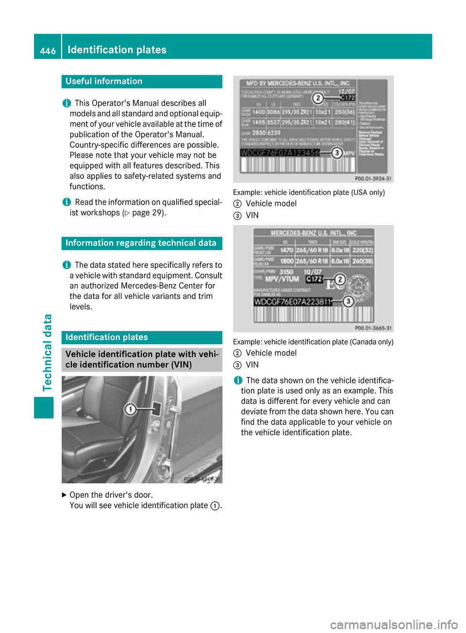 MERCEDES-BENZ M-Class 2015 W166 Owners Manual Useful information
i This Operators Manual describes all
models and all standard and optional equip- ment of your vehicle available at the time of
publication of the Operators Manual.
Country-specif MERCEDES-BENZ M-Class 2015 W166 Owners Manual Useful information
i This Operators Manual describes all
models and all standard and optional equip- ment of your vehicle available at the time of
publication of the Operators Manual.
Country-specif