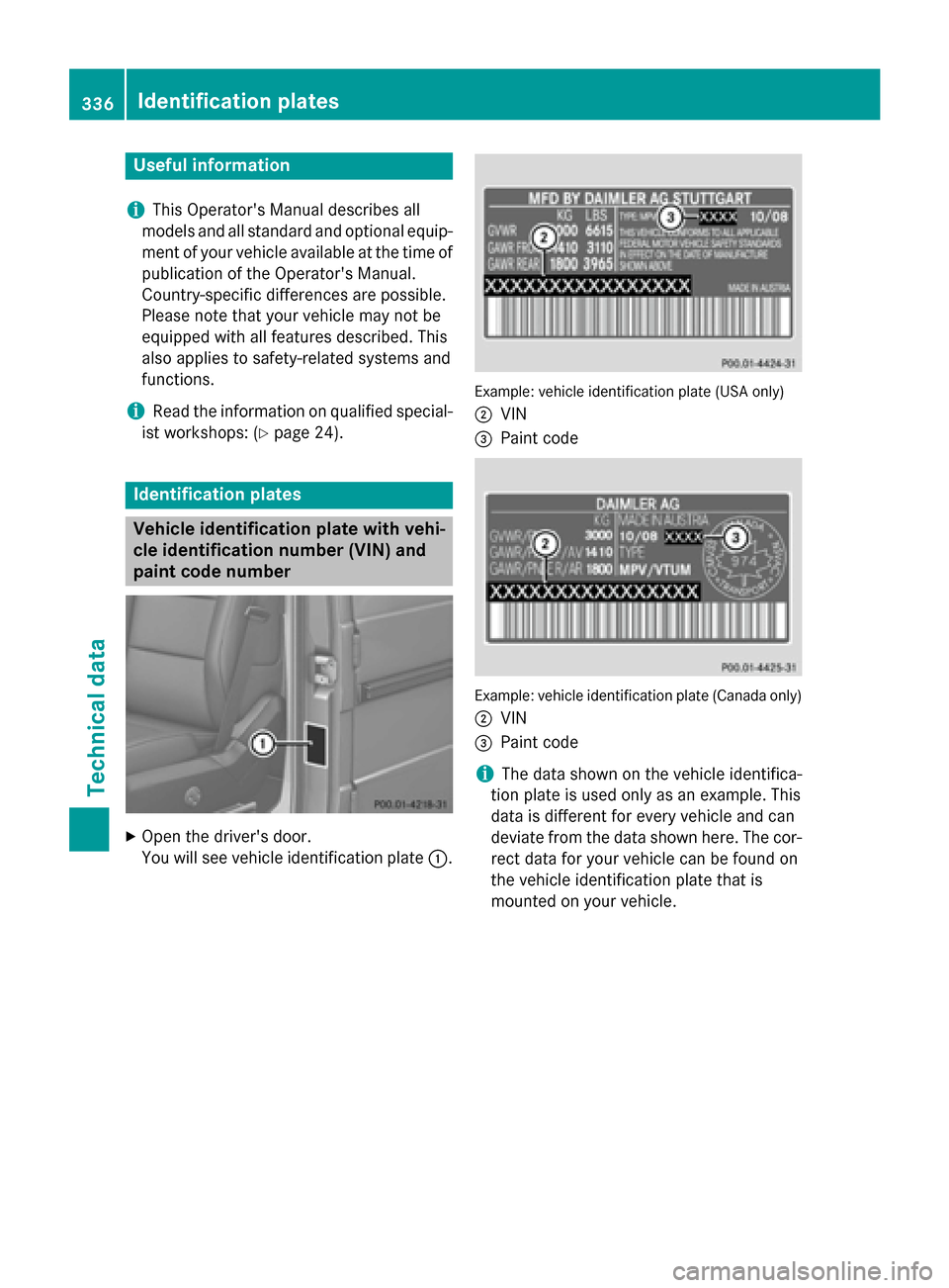 MERCEDES-BENZ G-Class 2015 W463 Owners Manual Useful information
i This Operators Manual describes all
models and all standard and optional equip- ment of your vehicle available at the time of
publication of the Operators Manual.
Country-specif MERCEDES-BENZ G-Class 2015 W463 Owners Manual Useful information
i This Operators Manual describes all
models and all standard and optional equip- ment of your vehicle available at the time of
publication of the Operators Manual.
Country-specif