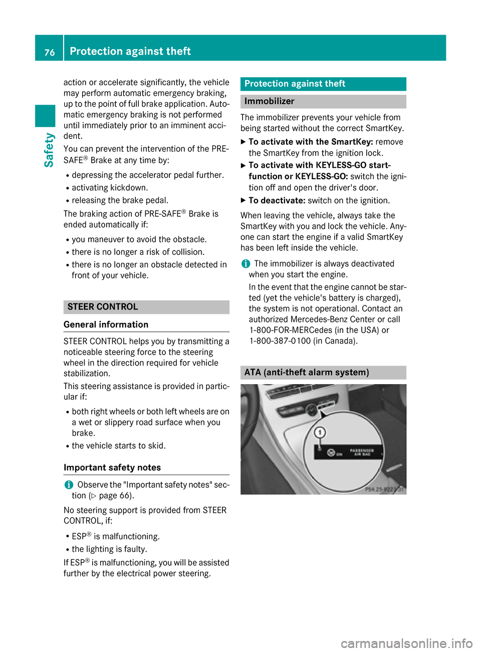 MERCEDES-BENZ C-Class SEDAN 2015 W205 Manual PDF action or accelerate significantly, the vehicle
may perform automatic emergency braking,
up to the point of full brake application. Auto- matic emergency braking is not performed
until immediately pri MERCEDES-BENZ C-Class SEDAN 2015 W205 Manual PDF action or accelerate significantly, the vehicle
may perform automatic emergency braking,
up to the point of full brake application. Auto- matic emergency braking is not performed
until immediately pri