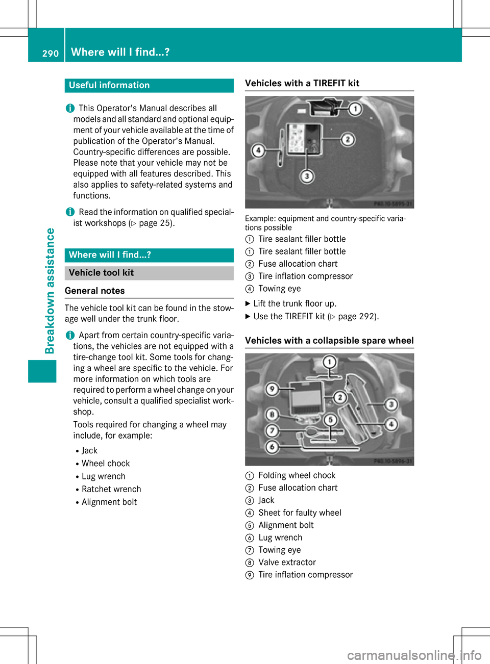 MERCEDES-BENZ SLK-Class 2016 R172 Owners Manual Useful information
i
This Operators Manual describes all
models and all standard and optional equip-
ment of your vehicle available at the time of
publication of the Operators Manual.
Country-specif MERCEDES-BENZ SLK-Class 2016 R172 Owners Manual Useful information
i
This Operators Manual describes all
models and all standard and optional equip-
ment of your vehicle available at the time of
publication of the Operators Manual.
Country-specif