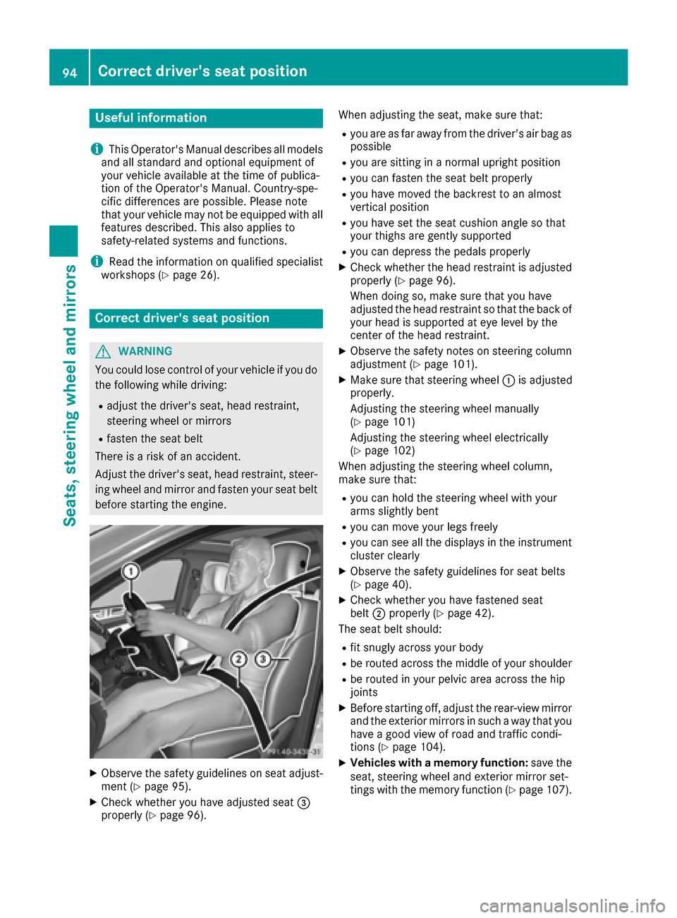 MERCEDES-BENZ GLE-Class 2016 C292 Owners Manual Useful information
i
This Operators Manual describes all models
and all standard and optional equipment of
your vehicle available at the time of publica-
tion of the Operators Manual. Country-spe-
c MERCEDES-BENZ GLE-Class 2016 C292 Owners Manual Useful information
i
This Operators Manual describes all models
and all standard and optional equipment of
your vehicle available at the time of publica-
tion of the Operators Manual. Country-spe-
c