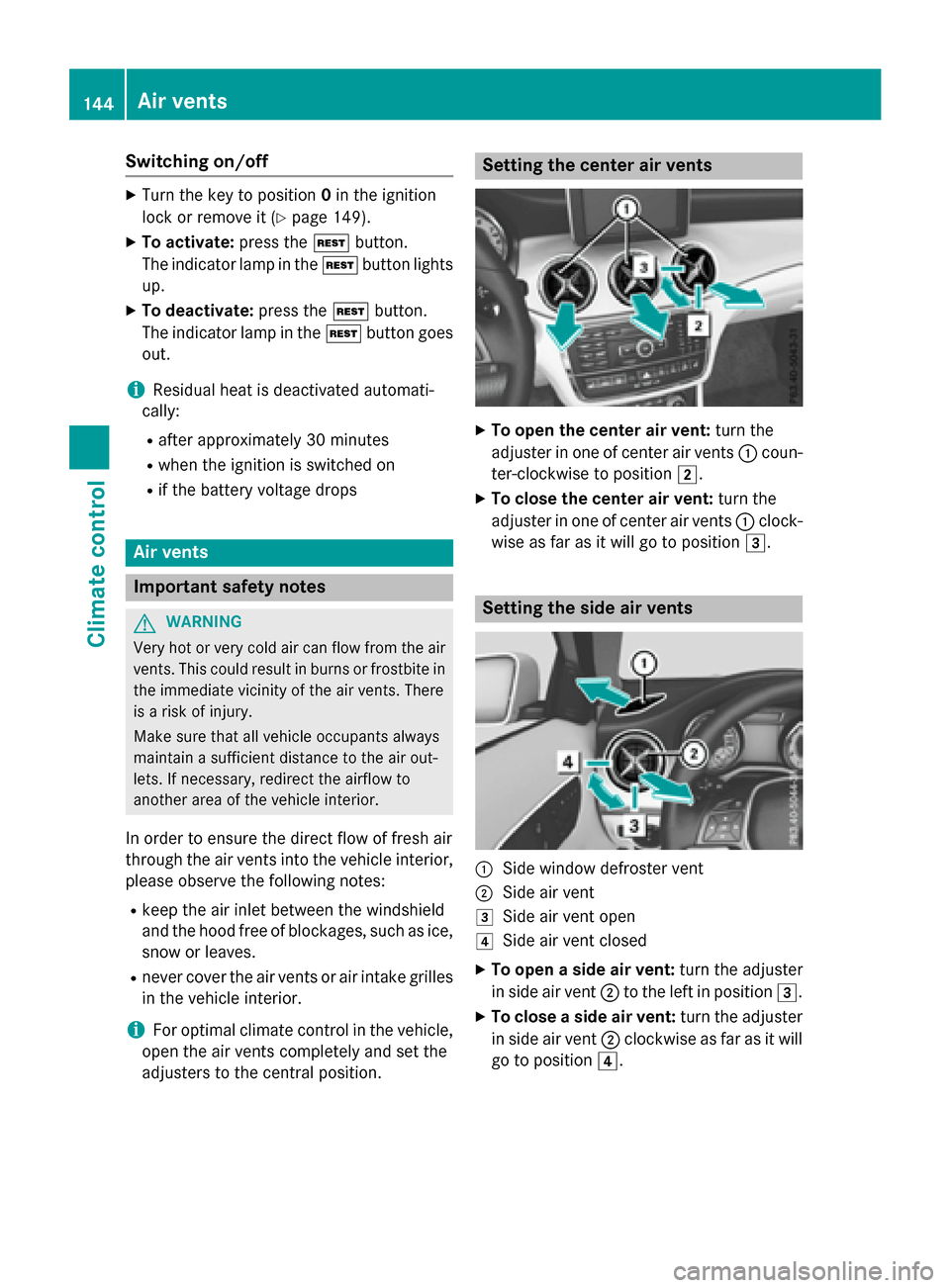 MERCEDES-BENZ GLA-Class 2016 X156 Owners Manual Switching on/off
XTurn the key to position0in the ignition
lock or remove it (
Ypage 149).
XTo activate: press theÌbutton.
The indicator lamp in the Ìbutton lights
up.
XTo deactivate: press theÌbut MERCEDES-BENZ GLA-Class 2016 X156 Owners Manual Switching on/off
XTurn the key to position0in the ignition
lock or remove it (
Ypage 149).
XTo activate: press theÌbutton.
The indicator lamp in the Ìbutton lights
up.
XTo deactivate: press theÌbut