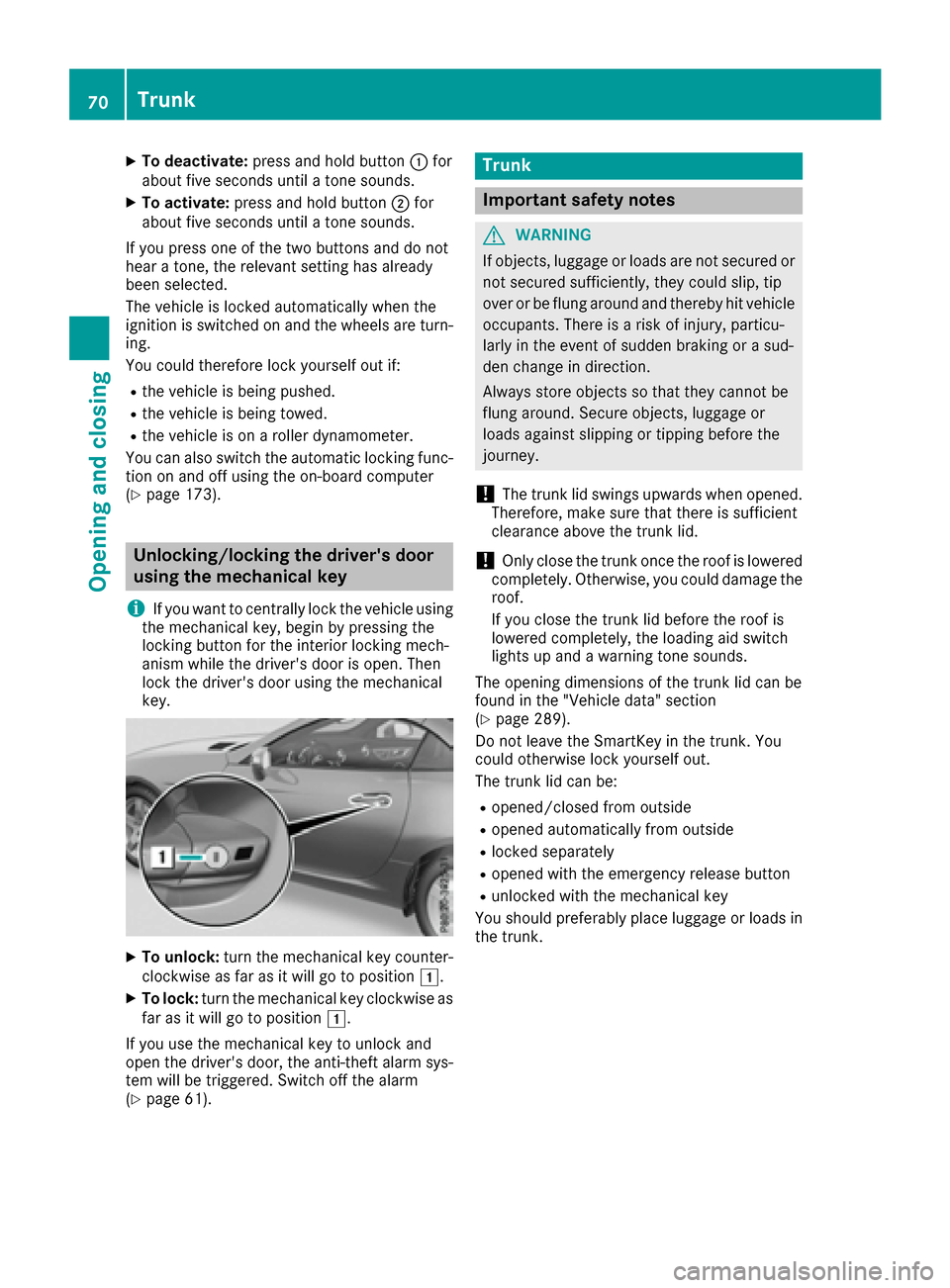 MERCEDES-BENZ SLC-Class 2017 R172 Manual PDF XTo deactivate:press and holdbutton :for
aboutf ives econds unti latone sounds.
XTo activate: press and hol dbutton ;for
aboutf ives econds unti latone sounds.
If yo upress one of the two buttons and MERCEDES-BENZ SLC-Class 2017 R172 Manual PDF XTo deactivate:press and holdbutton :for
aboutf ives econds unti latone sounds.
XTo activate: press and hol dbutton ;for
aboutf ives econds unti latone sounds.
If yo upress one of the two buttons and