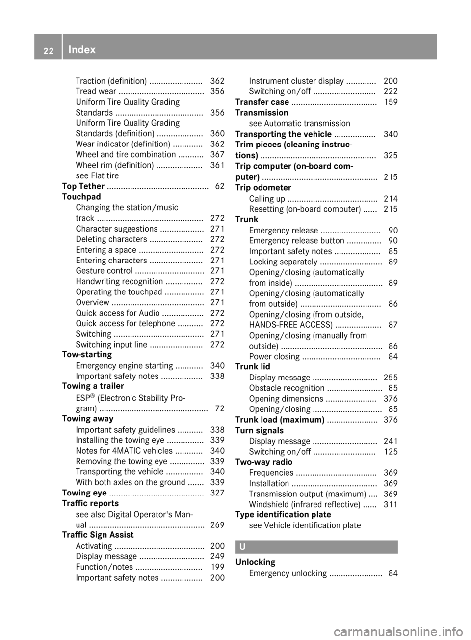 MERCEDES-BENZ S-Class MAYBACH 2017 W222 Owners Manual MERCEDES-BENZ S-Class MAYBACH 2017 W222 Owners Manual, Page 24