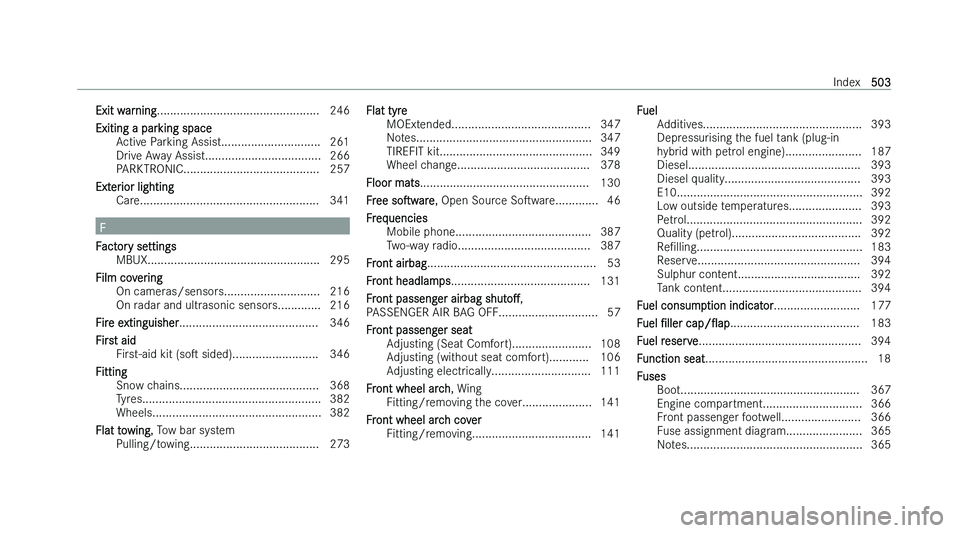MERCEDES-BENZ A-CLASS SALOON 2022  Owners Manual �E�x�i�t� �w�a�r�n�i�n�g
�.�.�.�.�.�.�.�.�.�.�.�.�.�.�.�.�.�.�.�.�.�.�.�.�.�.�.�.�.�.�.�.�.�.�.�.�.�.�.�.�.�.�.�.�.�.�.�.�. �2�4�6
�E�x�i�t�i�n�g� �a� �p�a�r�k�i�n�g� �s�p�a�c�e �A�c�t�i�v�e� �P�a�r�k
