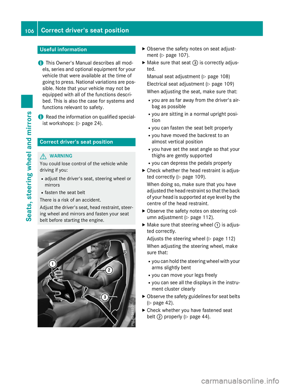 MERCEDES-BENZ A-CLASS HATCHBACK 2015  Owners Manual Useful information
i This Owner's Manual describes all mod-
els, series and optional equipment for your
vehicle that were available at the time of
going to press. National variations are pos- sibl
