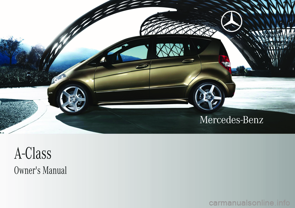 MERCEDES-BENZ A-CLASS HATCHBACK 2008  Owners Manual 