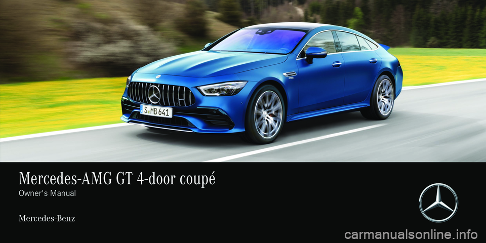 MERCEDES-BENZ AMG GT COUPE 2021  Owners Manual 