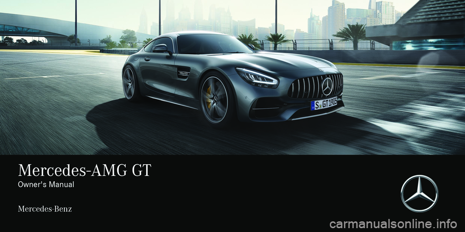 MERCEDES-BENZ AMG GT COUPE 2020  Owners Manual 