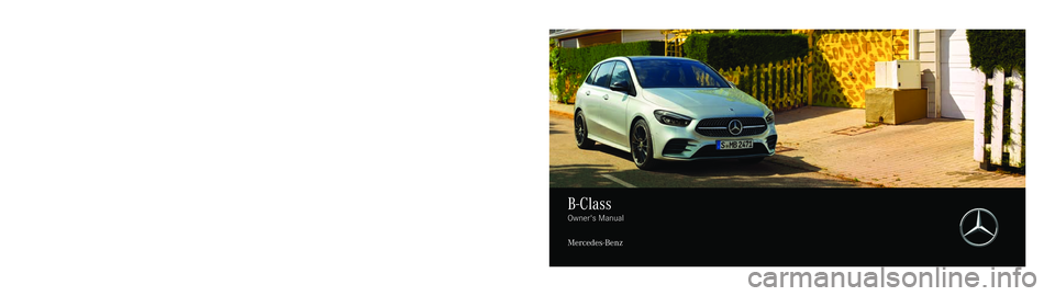 MERCEDES-BENZ B-CLASS HATCHBACK 2022  Owners Manual �D�i�g�i�t�a�l�