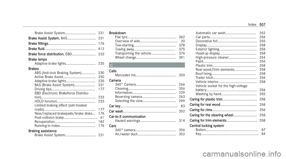 MERCEDES-BENZ B-CLASS HATCHBACK 2022  Owners Manual �B�r�a�k�e� �A�s�s�i�s�t� �S�y�s�t�e�m�.�.�.�.�.�.�.�.�.�.�.�.�.�.�.�.�.�.�.�.�.�.�.�.�.�.�.�.�.�.�. �2�3�1
�B�r
�a�k�e� �A�s�s�i�s�t� �S�y�s�t�e�m �,� �B�A�S�.�.�.�.�.�.�.�.�.�.�.�.�.�.�.�.�.�.�.�.�.