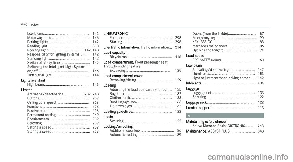 MERCEDES-BENZ B-CLASS HATCHBACK 2022  Owners Manual �L�o�w� �b�e�a�m�.�.�.�.�.�.�.�.�.�.�.�.�.�.�.�.�.�.�.�.�.�.�.�.�.�.�.�.�.�.�.�.�.�.�.�.�.�.�.�.�.�.�.�.�.�. �1�4�2
�M�o �t�o�r�w�a�y� �m�o�d�e�.�.�.�.�.�.�.�.�.�.�.�.�.�.�.�.�.�.�.�.�.�.�.�.�.�.�.�.�