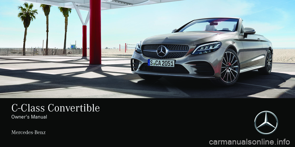 MERCEDES-BENZ C-CLASS CABRIOLET 2021  Owners Manual 