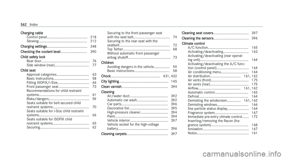 MERCEDES-BENZ C-CLASS ESTATE 2022  Owners Manual �C�h�a�r�g�i�n�g� �c�a�b�l�e
�C�o�n�t�r �o�l� �p�a�n�e�l�.�.�.�.�.�.�.�.�.�.�.�.�.�.�.�.�.�.�.�.�.�.�.�.�.�.�.�.�.�.�.�.�.�.�.�.�.�.�.�.�. �2�1�8
�S�t�o�w�i�n�g�.�.�.�.�.�.�.�.�.�.�.�.�.�.�.�.�.�.�.�.